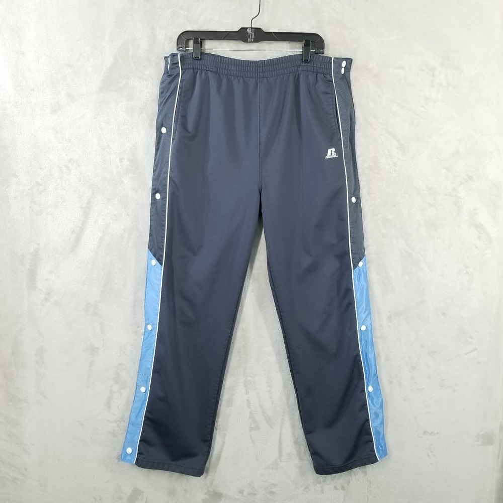 Vintage Russell Athletic‎ Tear Away Track Pants Men XL 32 x 29 Classic Athletic